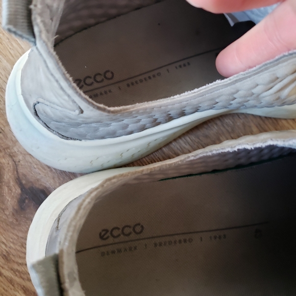 ECCO Mens Ecco Therap Gray Lace Up Walking Athletic and Training Shoes 9-9.5 - Picture 5 of 9